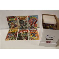 SHORT BOX OF BRONZE AGE SUPER BOOKS IN MID GRADE AVERAGE