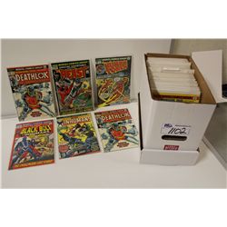 SHORT BOX OF ASSORTED BRONZE AGE, IN HIGH-MID GRADE AVERAGE. INCLUDING: INHUMANS #1, SHANNA #1,