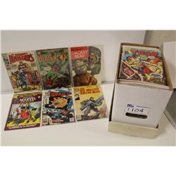 SHORT BOX OF EXCITING SILVER AND BRONZE AGE IN MIXED GRADE GRADE AVERAGE. INCLUDES: SHOWCASE, MY
