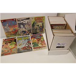 SHORT BOX OF MIXED HORROR AND WESTERN DELL AND CHARLTON, MOSTLY 12 CENT COVERS