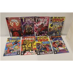 LONG BOX OF MIXED THOR COMICS, MOSTLY 80'S &90'S
