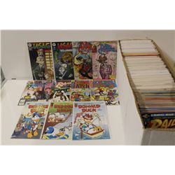 LONG BOX OF AWESOME KIDS COMICS: DISNEY DUCKS, ARCHIES, SIMPSONS AND MORE