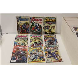 LONG BOX OF MIXED AVENGERS COMICS