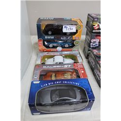 LOT OF 6- 1:18 SCALE MOTOR MAX DIE CAST