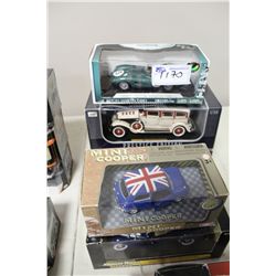LOT OF 5- 1:18 SCALE ASSORTED DIE CAST