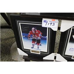 FRAMED 8" X 10" AUTOGRAPHED PHOTO WITH COA- DENNIS HULL