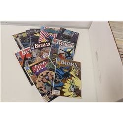 NICE LONG BOX OF BATMAN, #331-681, MOSTLY 90'S, TIGHT COPIES, HIGHER GRADES ON AVERAGE