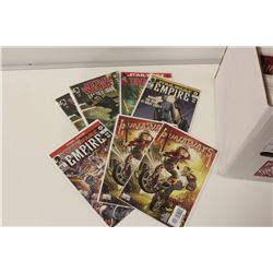 MIXED HIGH GRADE SHORT BOX, OF RECENT COMICS, STAR WARS RUNAWAYS AND MORE.