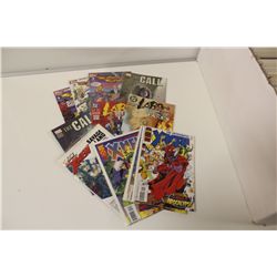 NICE HIGH GRADE LONG BOX, OF MIXED COMICS. HIGHER GRADES. TIGHT SHARP COPIES! 90.S TO NOW.