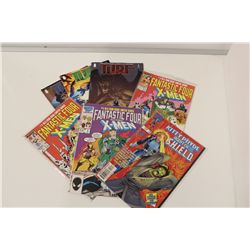 NICE HIGH GRADE LONG BOX, OF MIXED COMICS. HIGHER GRADES. TIGHT SHARP COPIES! 80'S TO RECENT.