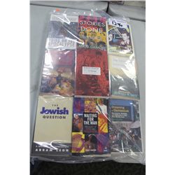 BAGGED LOT OF APPROX. 20 ASSORTED PAPERBACK NOVELS, ALL LIKE NEW AND UNREAD