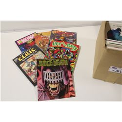 MAGAZINE BOX  OF MIXED OVERSIZE COMIC BOOK TPS AND GNS. THESE ARE EURO-COMICS RERPINTS & OTHER