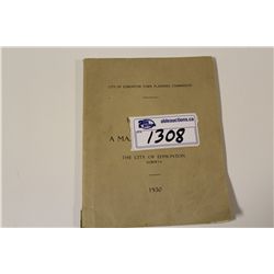 CITY OF EDMONTON TOWN PLANNING COMMISSION INTERIM REPORT ON A MAJOR STREET PLAN FOR  THE CITY OF