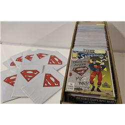 LONG BOX OF INCLUDING APPROX 100 COPIES OF SUPERMAN #500 HIGH GRADE PLUS MORE!