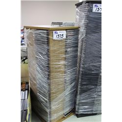 LARGE, FULL ROTATING CD TOWER, MANY SEALED CD'S