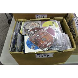LARGE BOX OF CD'S, MANY STILL SEALED, MOSTLY ROCK AND ROLL