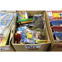BOX LOT OF ASSORTED TOYS