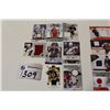 Image 2 : LOT OF 20 AUTHENTIC MEMORABILIA NHL CARDS (GAME USED JERSEY'S)