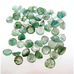 6647 - LOT OF 5.48 CTS OF GREEN COLOMBIA EMERALD GEMSTONES