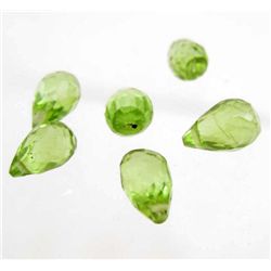 6633 - LOT OF 7.30 CTS OF GREEN PAKISTAN PERIDOT GEMSTONES