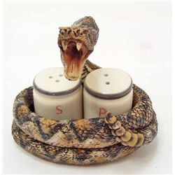 RATTLESNAKE SALT AND PEPPER HOLDER