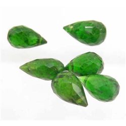 6620 - LOT OF 9.60 CTS OF CHROME GREEN RUSSIAN DIOPSIDE GEMSTONES