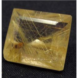 6478 - 6.43 CT. WHITE WITH GOLDEN RUTILE AFRICAN QUARTZ