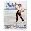 Image 1 : 7733 - MELS DRIVE - IN METAL SIGN