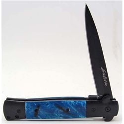 7846 - WARTECH MILSPEC GODFATHER ASSISTED OPENING STILETTO KNIFE - BLUE PEARL