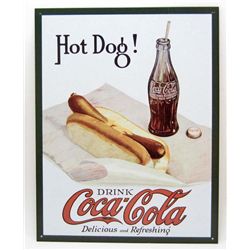 7777 - DRINK COCA COLA METAL SIGN