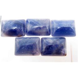 6543 - LOT OF 63.0 CTS OF BLUE ONYX  AGATE GEMSTONES
