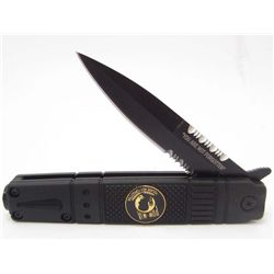 7869 - TIGER USA A/O " YOU ARE NOT FORGOTTEN" POW KNIFE
