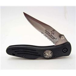 7854 -  SMITH & WESSON CUTTIN HORSE KNIFE - PART SERRATED