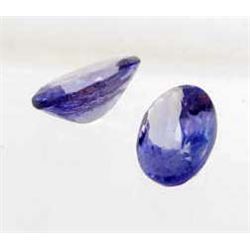 6652 - LOT OF 1.40 CTS BLUISH PURPLE TANZANIA TANZANITE GEMSTONES
