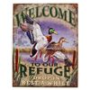 Image 1 : 7731 - WELCOME TO OUR REFUGE METAL SIGN