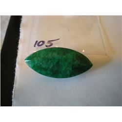 47.80 carat natural Emerald marquise cut from Brazil