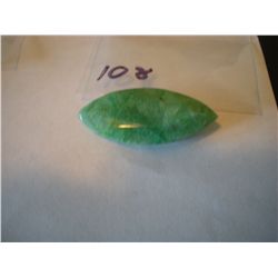 26.75 carat natural Emerald marquise cut from Brazil