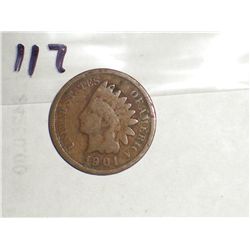 1901 Indian Head Penny