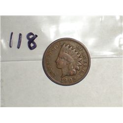 1902 Indian Head Penny