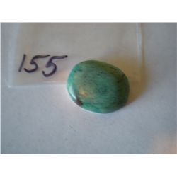 15.15 carat natural Turquoise oval cobachan from Tibbet untreated