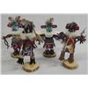 Image 3 : Collection of 10 miniature Navajo Kachinas