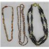 African Brass & Bronze Necklace + Beaded Necklaces