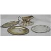 Vintage Silverplate Gravy Boat & Trays