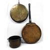 Image 2 : Three Antique Worked Copper Cook Ware Collectibles