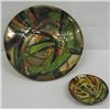 Image 1 : Pr. Vintage Enamelware on Copper Bowls by Proctor