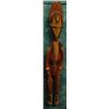 Image 1 : African Carved and Handpainted Wooden Figure