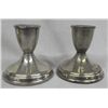 Image 2 : Silverplate Trays & Sterling Candlesticks