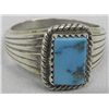Image 1 : Navajo Sterling & Turquoise Ring, Size 12 3/4''
