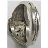 Image 2 : Navajo Sterling & Turquoise Ring, Size 12 3/4''