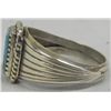Image 4 : Navajo Sterling & Turquoise Ring, Size 12 3/4''